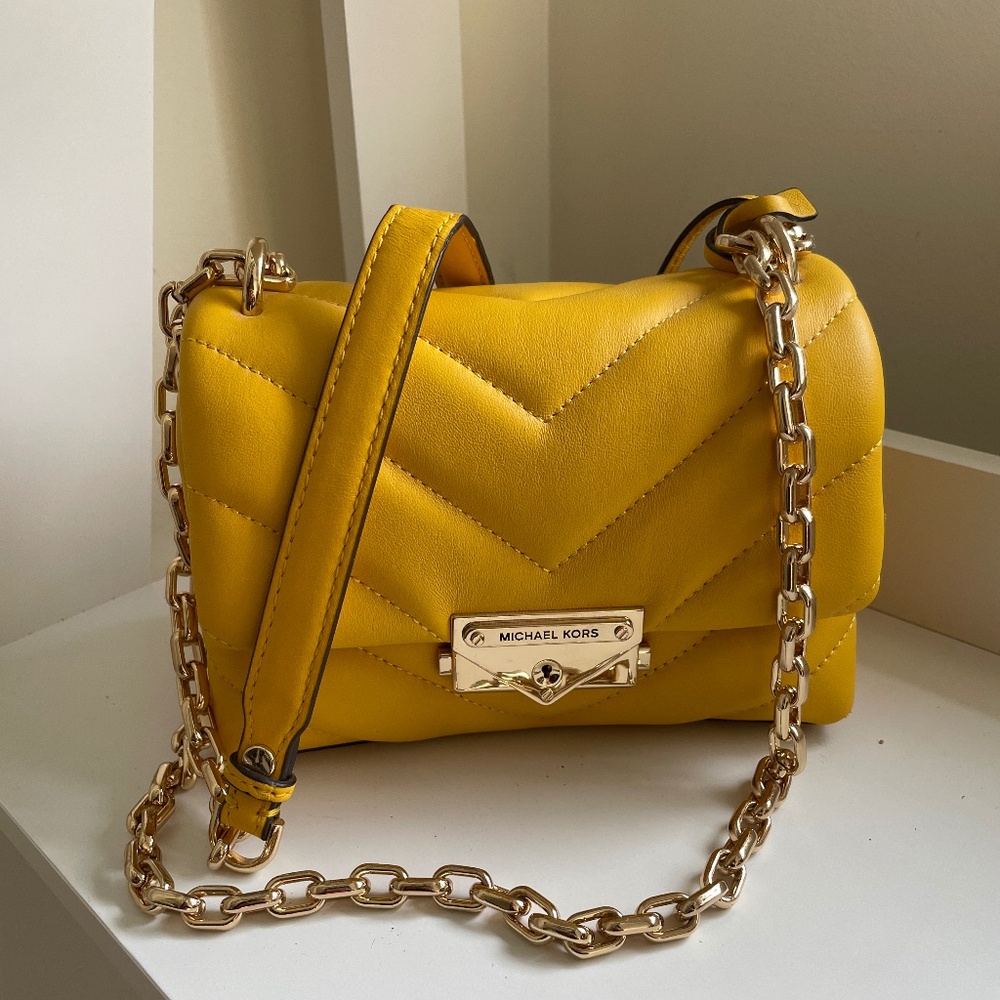 Michael Kors Yellow Cece Purse